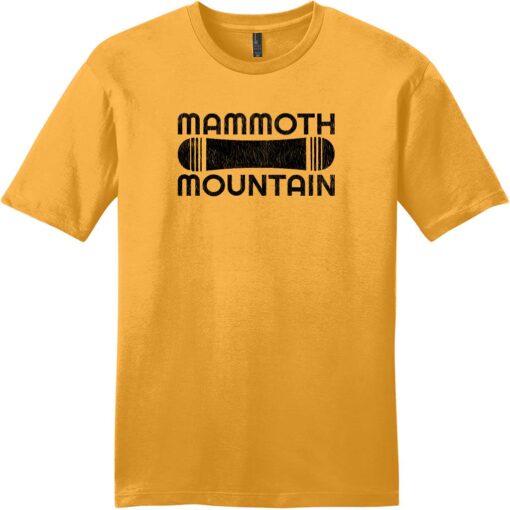 Mammoth Mountain Snowboard T-Shirt Gold - US Custom Tees