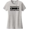 Mammoth Mountain Snowboard Women's T-Shirt Light Heather Gray - US Custom Tees