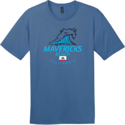 Mavericks Beach California T-Shirt Maritime Blue - US Custom Tees