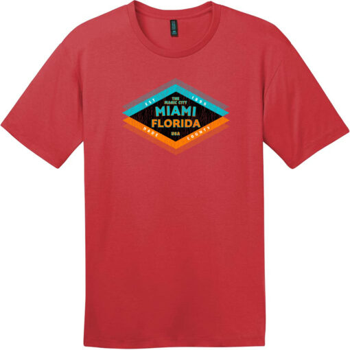 Miami Florida The Magic City T-Shirt Classic Red - US Custom Tees