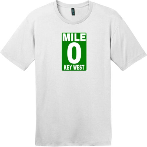 Mile 0 Key West T-Shirt Bright White - US Custom Tees