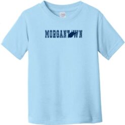 Morgantown West Virginia Toddler T-Shirt Light Blue - US Custom Tees
