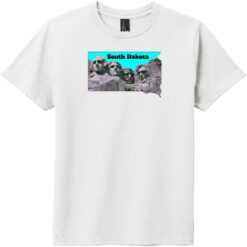 Mount Rushmore South Dakota Youth T-Shirt White - US Custom Tees
