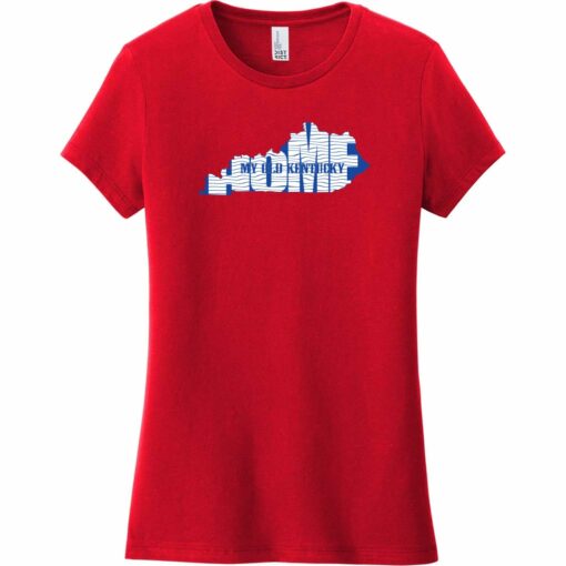 My Old Kentucky Home State Women's T-Shirt Classic Red - US Custom Tees