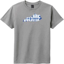 My Old Kentucky Home State Youth T-Shirt Gray Frost - US Custom Tees