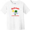 Myrtle Beach Palm Tree Water Toddler T-Shirt White - US Custom Tees