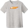 Nashville Tennessee Music City Toddler T-Shirt Heather Gray - US Custom Tees