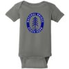 Natural Bridge State Park Baby One Piece Charcoal - US Custom Tees