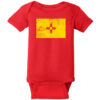 New Mexico Vintage Flag Baby One Piece Red - US Custom Tees