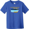 New River Gorge Rafting Toddler T-Shirt Royal Blue - US Custom Tees