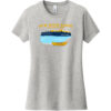 New River Gorge Rafting Women's T-Shirt Light Heather Gray - US Custom Tees