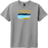 New River Gorge Rafting Youth T-Shirt Gray Frost - US Custom Tees
