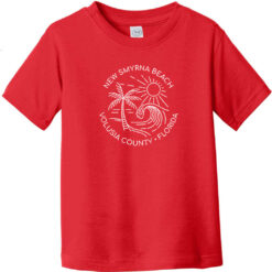 New Smyrna Beach Florida Toddler T-Shirt Red - US Custom Tees