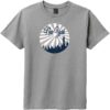 New York Retro Distressed Youth T-Shirt Gray Frost - US Custom Tees