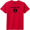 No More War Youth T-Shirt Classic Red - US Custom Tees