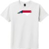North Carolina State Flag Youth T-Shirt White - US Custom Tees