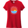 Ocean City Maryland Vintage Women's T-Shirt Classic Red - US Custom Tees