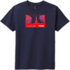 Paris France Eiffel Tower Youth T-Shirt New Navy - US Custom Tees