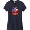 Pikes Peak Americas Mountain Women's T-Shirt New Navy - US Custom Tees