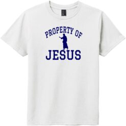 Property Of Jesus Youth T-Shirt White - US Custom Tees
