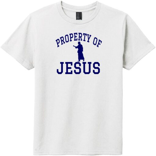 Property Of Jesus Youth T-Shirt White - US Custom Tees