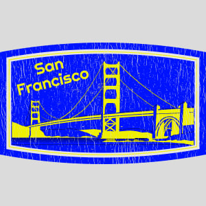 San Francisco Golden Gate Bridge Design - US Custom Tees