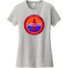 Satellite Beach Space Coast Vintage Women's T-Shirt Light Heather Gray - US Custom Tees