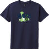 Seattle Skyline Youth T-Shirt New Navy - US Custom Tees