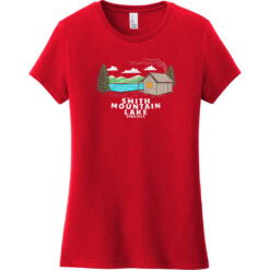 Smith Mountain Lake Vintage Women's T-Shirt Classic Red - US Custom Tees