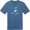 South Beach Miami Flamingo T-Shirt Maritime Blue - US Custom Tees