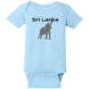 Sri Lanka Elephant Baby One Piece Light Blue - US Custom Tees