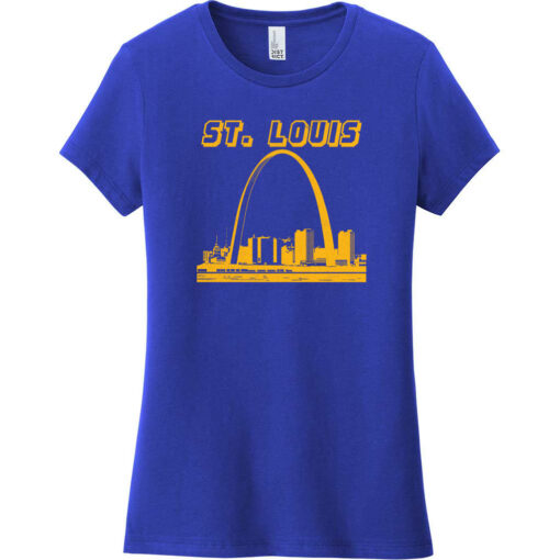 St. Louis Missouri Arch Women's T-Shirt Deep Royal - US Custom Tees