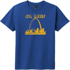 St. Louis Missouri Arch Youth T-Shirt Deep Royal - US Custom Tees
