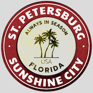 St. Petersburg Sunshine City Florida Design - US Custom Tees