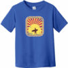 Surfer In The Retro Sunset  Toddler T-Shirt Royal Blue - US Custom Tees