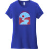 Suwanee Georgia River Retro Women's T-Shirt Deep Royal - US Custom Tees