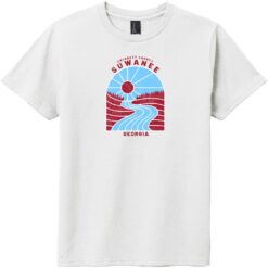 Suwanee Georgia River Retro Youth T-Shirt White - US Custom Tees