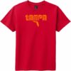Tampa Florida Retro Youth T-Shirt Classic Red - US Custom Tees