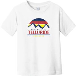 Telluride Colorado Rocky Mountains Toddler T-Shirt White - US Custom Tees