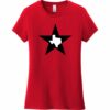 Texas Lone Star State Women's T-Shirt Classic Red - US Custom Tees