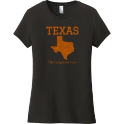 Texas The Longhorn State Women's T-Shirt Black - US Custom Tees