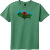 The Appalachian Trail Hiking USA Youth T-Shirt Heathered Kelly Green - US Custom Tees