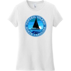 Topsail Island North Carolina Women's T-Shirt White - US Custom Tees
