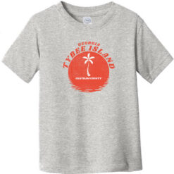 Tybee Island Chatham County Georgia Toddler T-Shirt Heather Gray - US Custom Tees