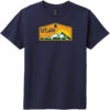 Utah Mountains Sunshine Youth T-Shirt New Navy - US Custom Tees