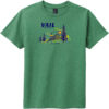 Vail Eagle County Colorado Vintage Youth T-Shirt Heathered Kelly Green - US Custom Tees