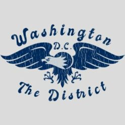 Washington DC The District Eagle Design - US Custom Tees