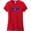 Washington DC The District Eagle Women's T-Shirt Classic Red - US Custom Tees