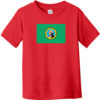Washington State Flag Vintage Toddler T-Shirt Red - US Custom Tees