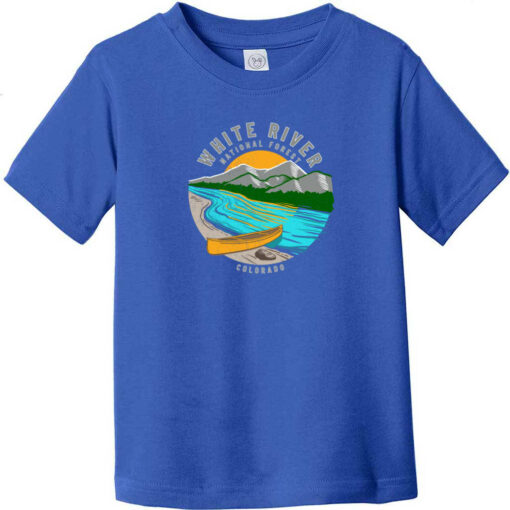 White River National Forest Toddler T-Shirt Royal Blue - US Custom Tees